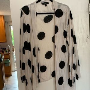 Polka dot cardigan